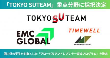 EMC GLOBALが「TOKYO SUTEAM」重点分野に採択決定
