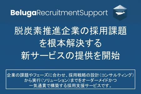 脱炭素推進企業の採用課題を解決する採用支援サービス