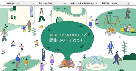 アストラゼネカ、膀胱がんの疾患情報サイト「膀胱がん