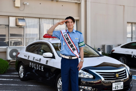 瑞穂警察署「1日警察署長」(#13 須田侑太郎選手)