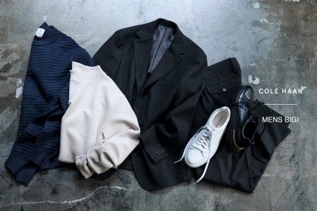 MEN'S BIGI × COLE HAAN 別注アイテムが一斉販売開始