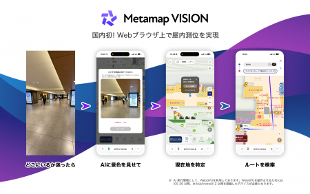 国内初！カメラ映像からAIが現在地を判定 Webアプリで