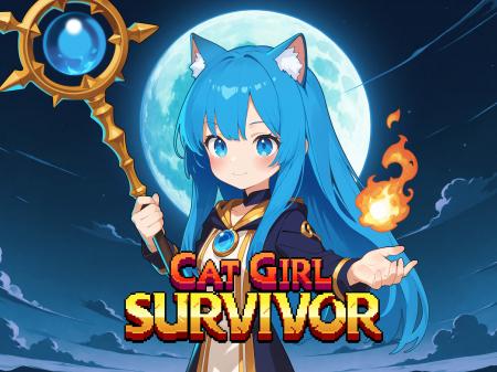 猫耳ヒロインのドット絵アクション『Cat Girl Suutf-8