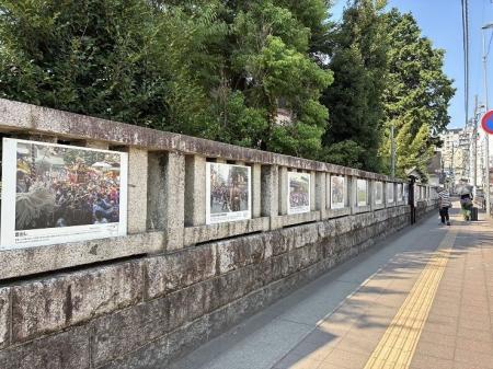 「八坂の祭り　まちかど写真館inひの」を開催中！
