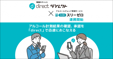 アルコールチェック管理サービス「スリーゼロ」が現場