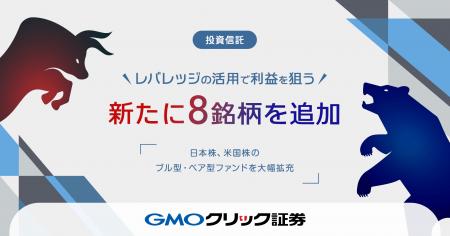 GMOクリック証券：9月29日（月）より新たに投資信託8