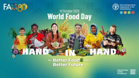世界食料デー2025イベント「ハンド・イン・ハンド、よ