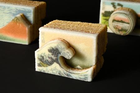 名画を、菓子で味わう。「冨嶽三十六景」の世界を、超