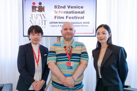 ヴェネチア国際映画祭のシンポジウムで日本酒ブランド