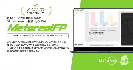 SAF vs Green H2 投資バランスAIエージェント「Metare