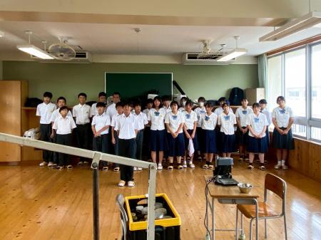 唐津市海青中学校でPrecious Plasticワークショップを