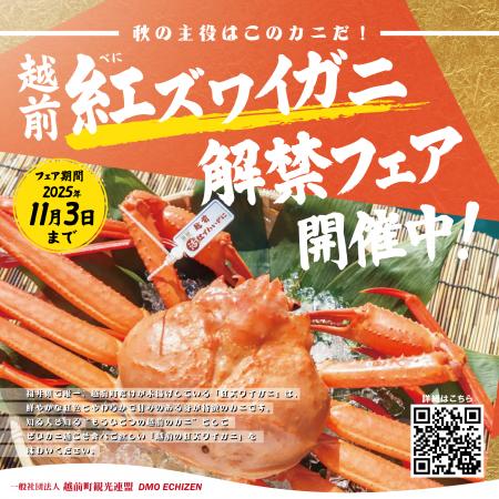 【福井県越前町】一足早くカニを堪能しよう！福井県越