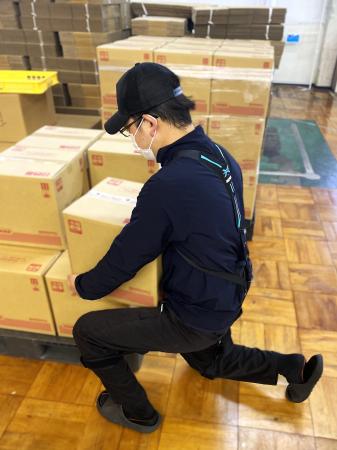 大手食肉加工の印南食品に、マッスルスーツ「Soft-Pow