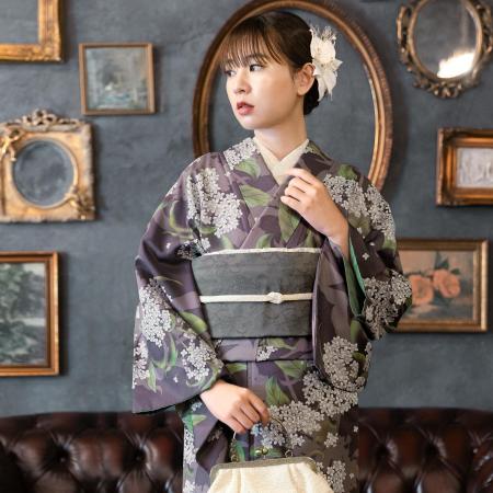 【3L・4L】京都発ブランドKIMONOMACHI 普段着キモノ「