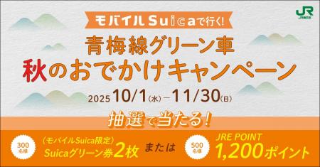 【抽選でグリーン券やJRE POINTが当たる！】モバイルS