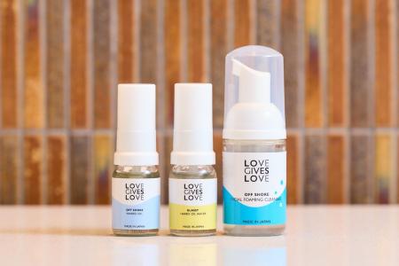 「LOVE GIVES LOVE」のスキンケアをスイートルーム新