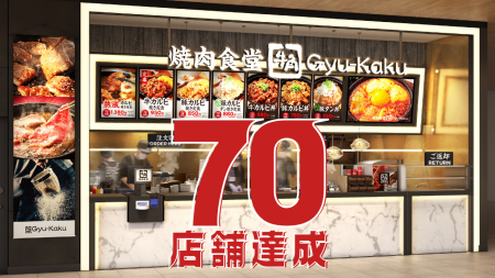 【牛角焼肉食堂】フードコートに70店舗達成！宮城県5