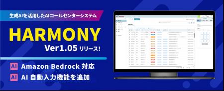 生成AIを活用したAIコンタクトセンター『HARMONY Ver1