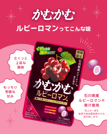 高級品種ぶどう「ルビーロマン」 かむかむの毎月品で