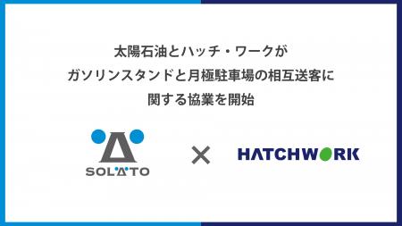 太陽石油とハッチ・ワークがガソリンスタンドと月極駐