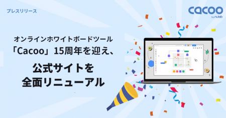 オンラインホワイトボードツール「Cacoo」15周年を迎