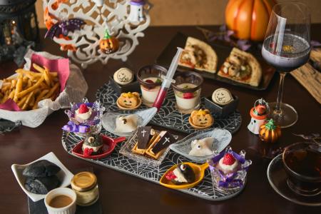 秋の味覚満載のハロウィーンアフタヌーンティー。10月