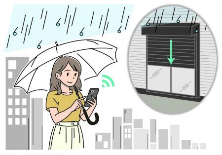 窓シャッター電動化システム「マドモアチェンジSYII」