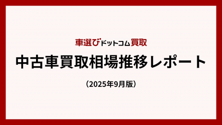 中古車買取相場、海外需要受け過去5年で最高水準に迫