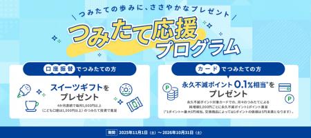 “はじめて”も“ずっと”も応援！セゾン投信「つみutf-8
