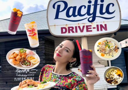 人気クリエイターJuliaと『Pacific DRIVE-IN』カフェ