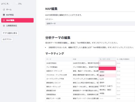 FDUA Connect「金融AI成功パターン100 MAP」Webシステ