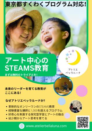 東京都「すくわくプログラム」対応！探究型アート中心