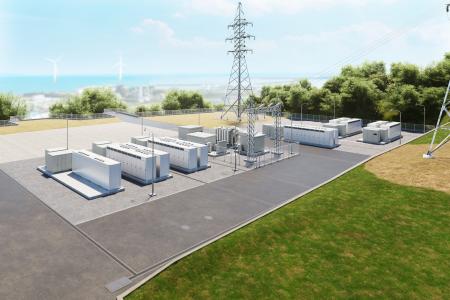響灘蓄電所の建設工事を開始しました