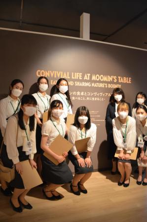 聖心女子大学の学生らがテーマパーク「ムーミンutf-8