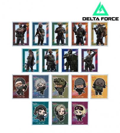 『Delta Force』のトレーディングアクリルカード、ト