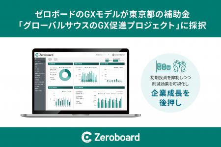 ゼロボードのGXモデルが東京都の補助事業「グローバル