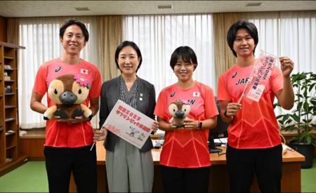 東京2025デフリンピック日本代表の門脇選手、長内選手