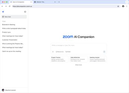 Zoom Workplace の次世代 AI Companion により、仕事