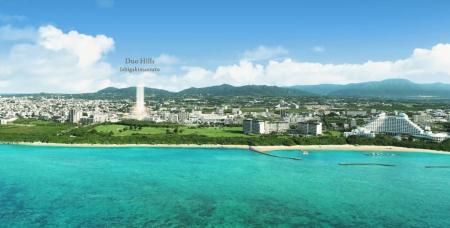 石垣島　開発進む真栄里エリアの中心部に全71邸、内廊
