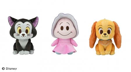ディズニー作品で人気の3キャラクターが、ほんのり頬