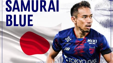 【FC東京】長友佑都選手 SAMURAI BLUE(日本代表)メン