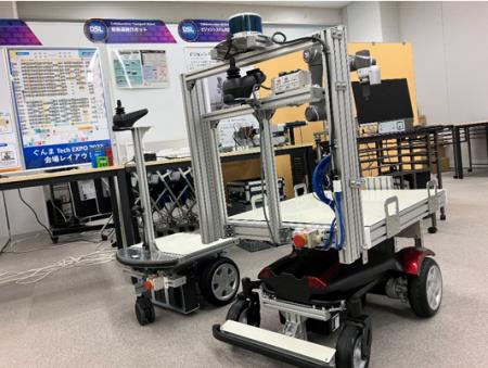 群馬県立産業技術センターにおける協働運搬ロボット（