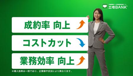 1200社超が導入の土地バンク、テレビCMを全国に放送開