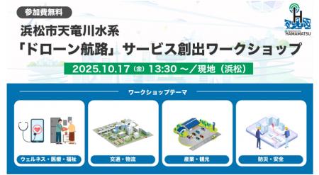 浜松市天竜川水系「ドローン航路」サービス創出ワーク