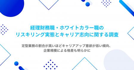 経理財務・ホワイトカラー職のリスキリング実態とキャ