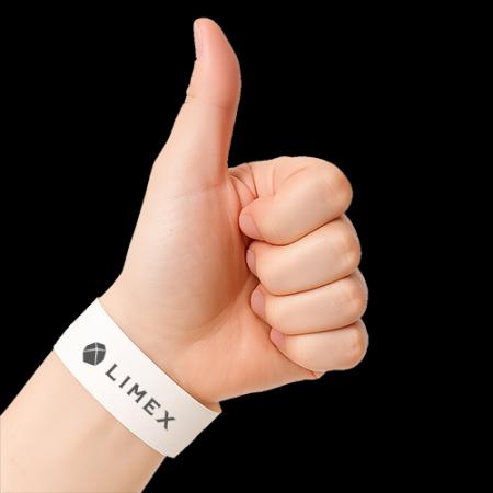 環境にやさしい 「LIMEX製イベント用リストバンド」 