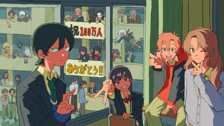 ショートアニメ『私立パラの丸高校』YouTube登録者数