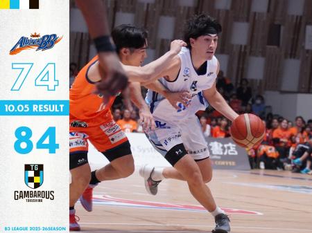 【徳島ガンバロウズ】試合結果/B3リーグ 2025-26シー