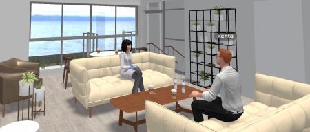 バーチャル空間での面談サービス「心の保健室」を開設 バーチャル空間での面談サービス「心の保健室」を開設