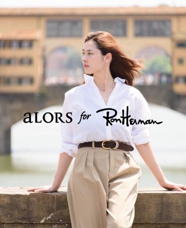 ALCANTARA(R)がaLORSとRon Hermanのオンラインストア5
